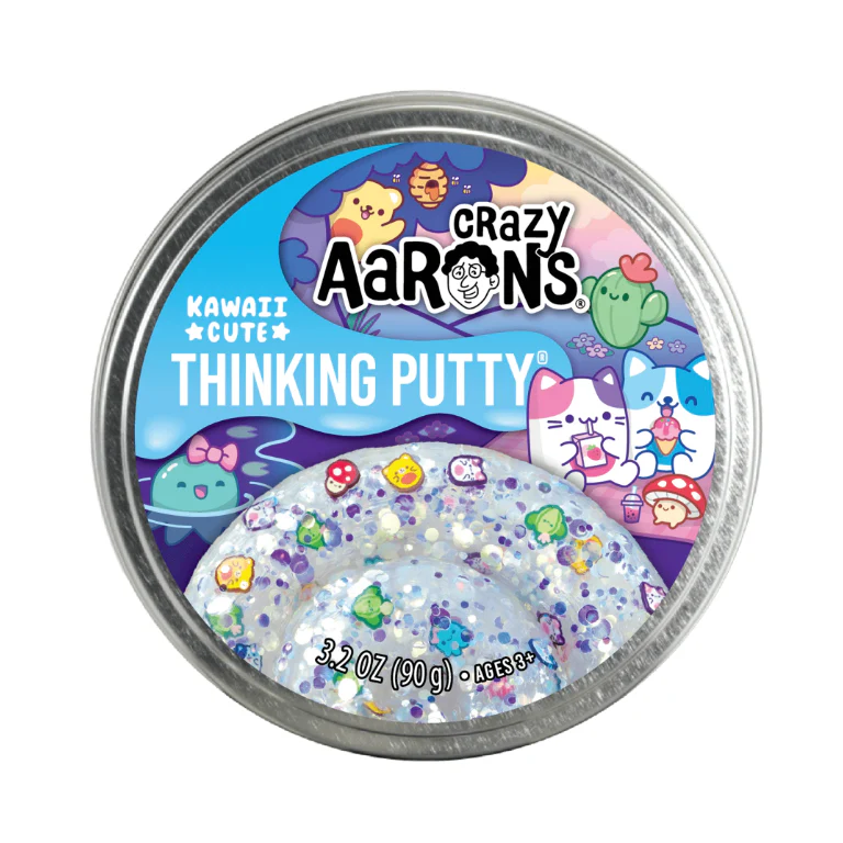 4in Kawaii Cute Thinking Putty