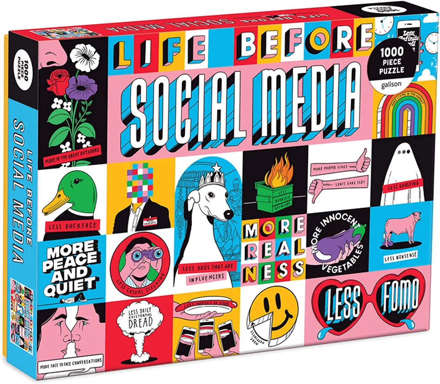 Life Before Social Media 1000 Piece Puzzle