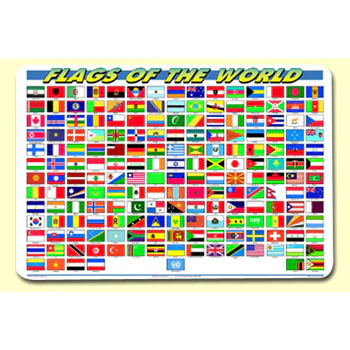 Flags of the World Placemat