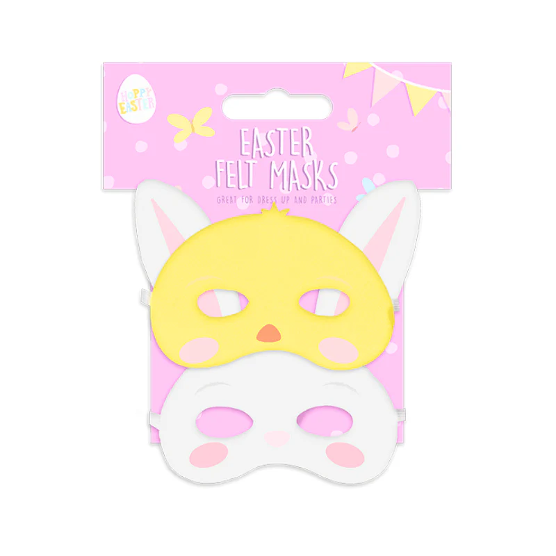 2 Pack Easter Felt Masks