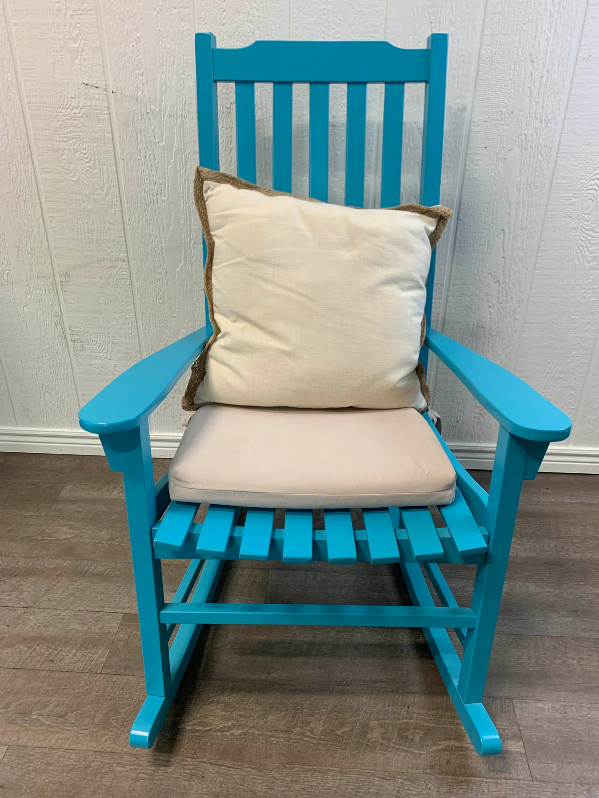 Pier One Rock Point Rocking Chair, Aqua
