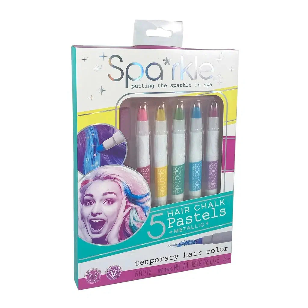 5 Metallic Hair Chalk Pastels