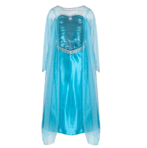 Ice Queen Dress w/ Cape