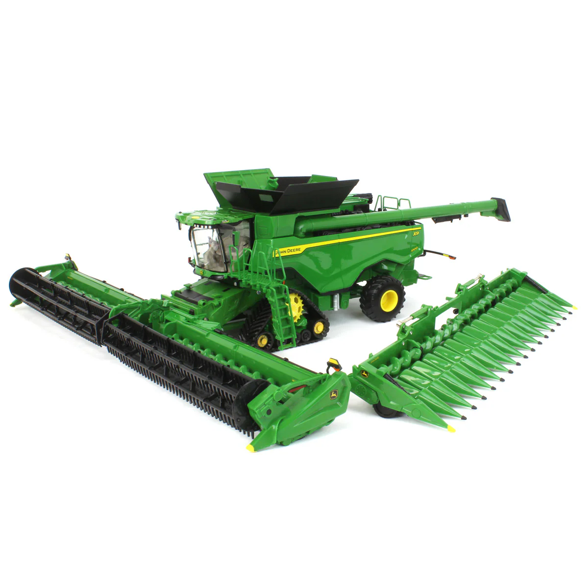 1/32 John Deere X9 1000 Tracked Combine w/ Corn & Draper Heads, ERTL Prestige Collection
