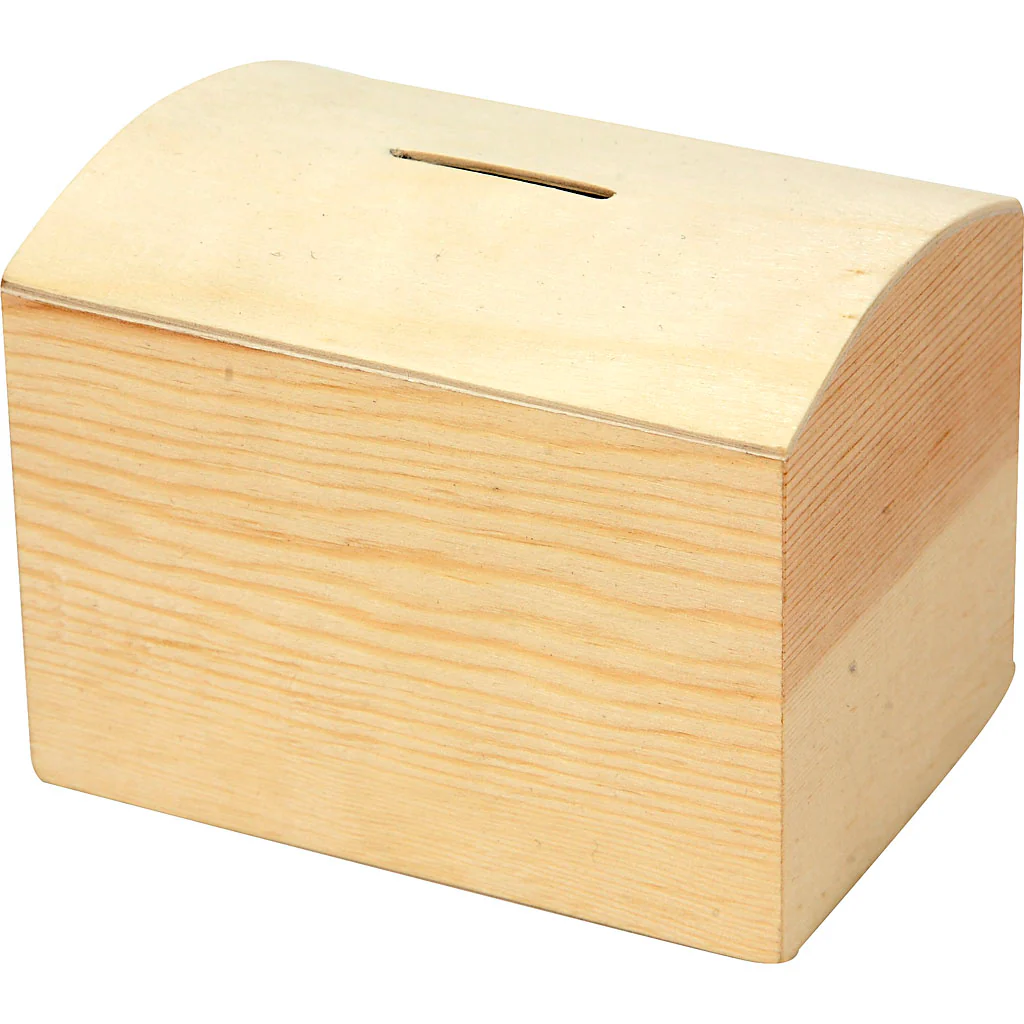 Money Box Craft Wood Shapes