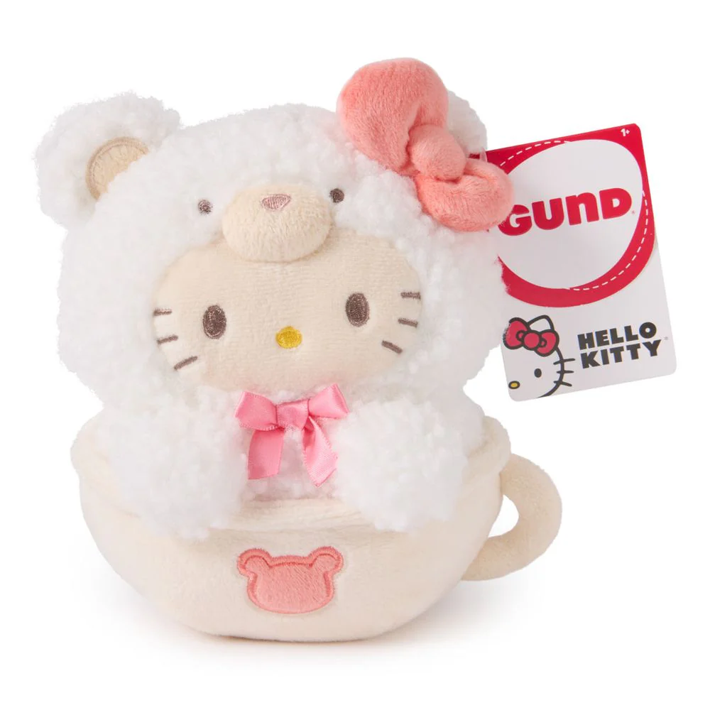 Sanrio Café Latte Teddy Bear Plush - 6”