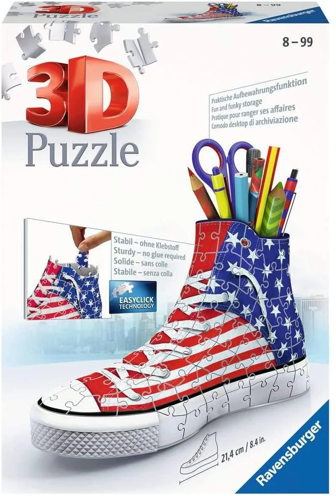 3D Shoe Stationery Holder Puzzle