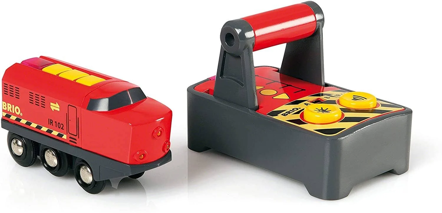 Brio World - 33213 Remote Control Train Engine | 2 Piece Train Toy For Kids Ages 3 And Up