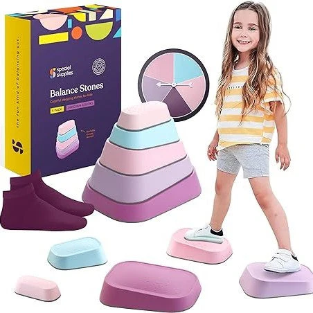 Balance Blocks (Unicorn Colors): 5 Set