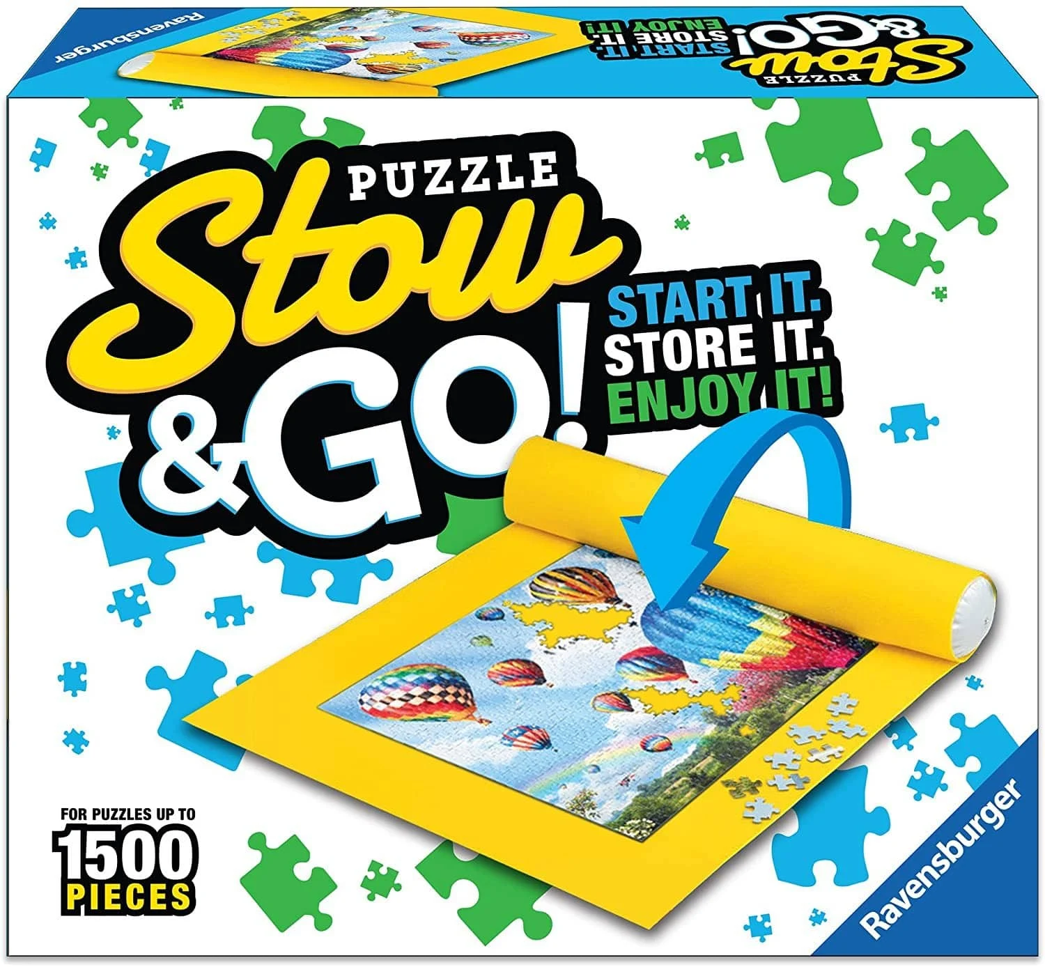 Ravensburger 17960 Puzzle Stow And Go, 1500 Pieces, 46 X 26 Inches