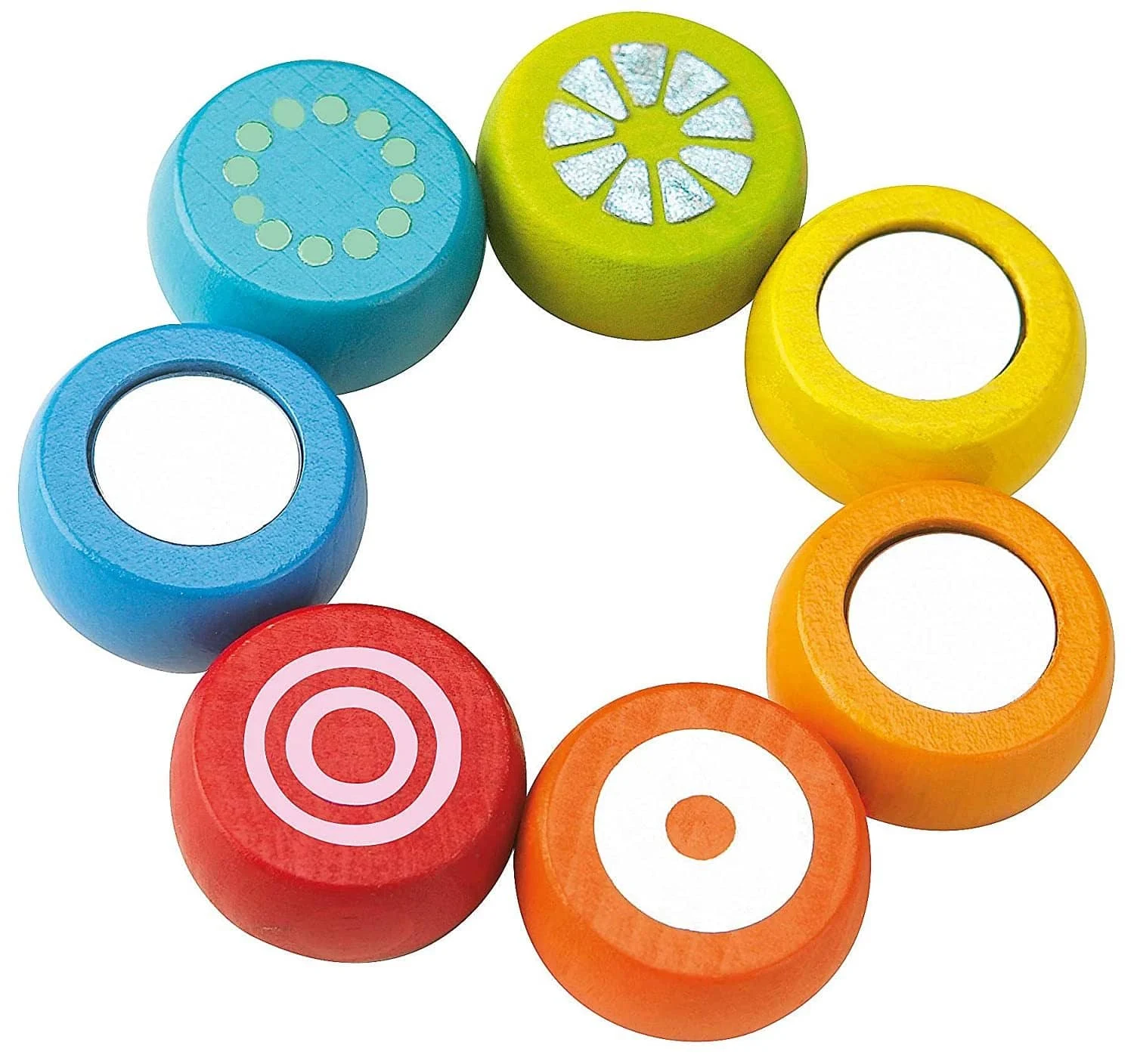 Rainbow Rattle Clutching Toy (Made In Germany)