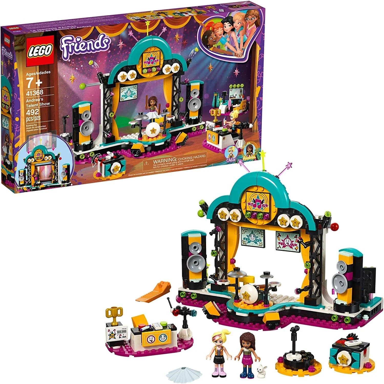 LEGO 41368: Friends: Andreas Talent Show (429 Pieces)