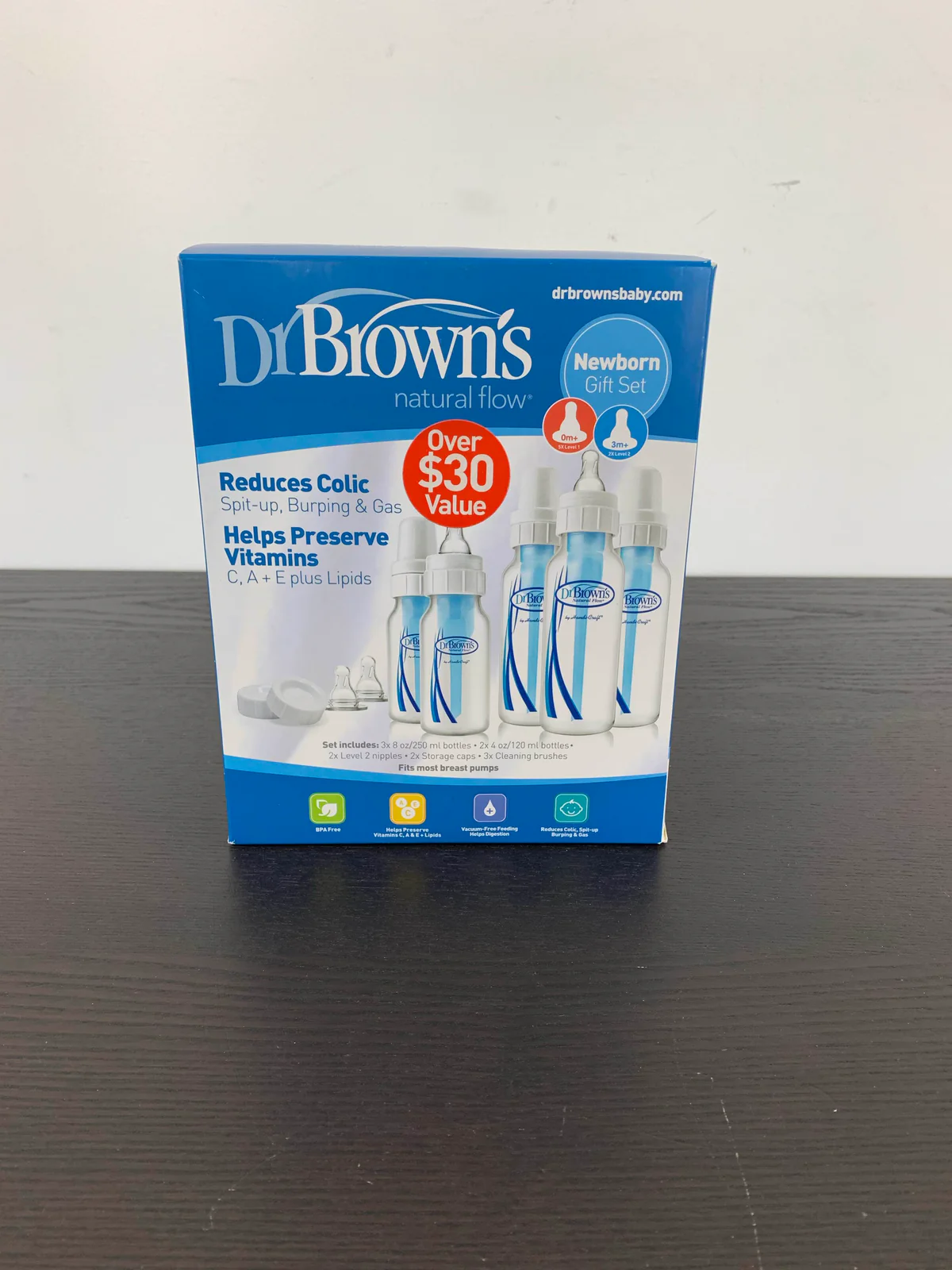 Dr. Brown's Natural Flow Original Newborn Bottle Gift Set