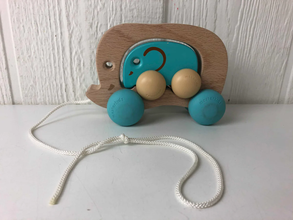 Pottery Barn Kids Pull Along Toy, Elephant