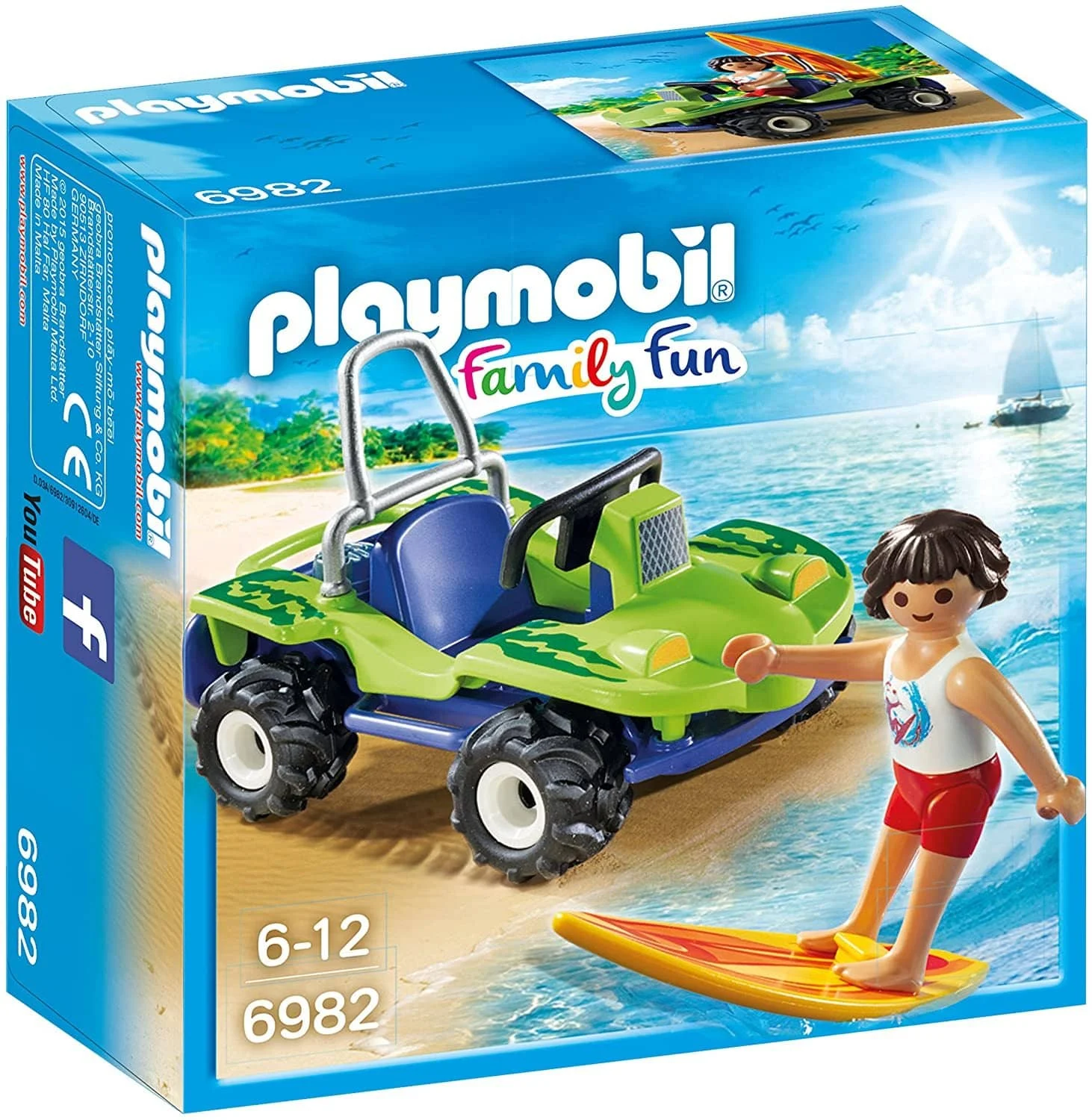 Surfer With Beach Quad (6982)