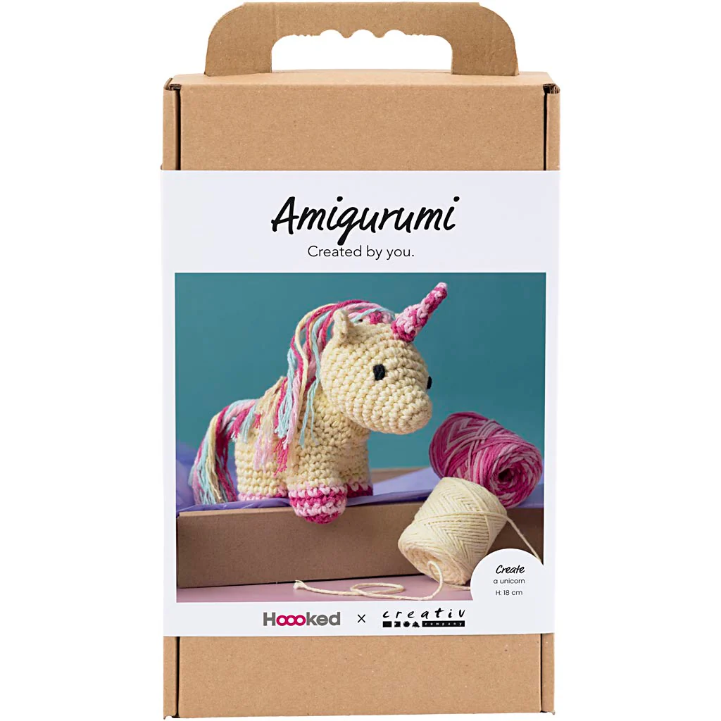 Unicorn Rainbow Colours Crochet Craft Kit
