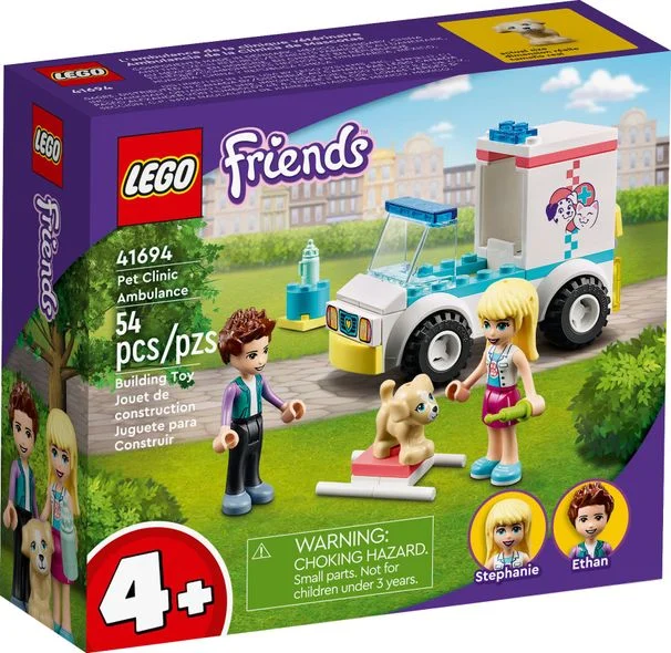 FRIENDS 41694: PET CLINIC AMBULANCE (54 PIECES)