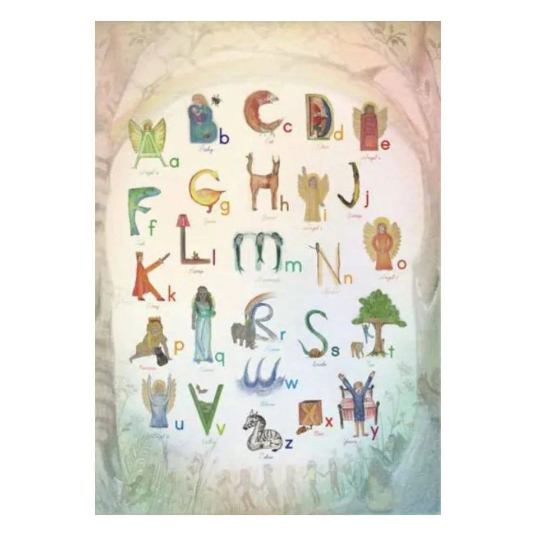 Waldorf Alphabet Poster