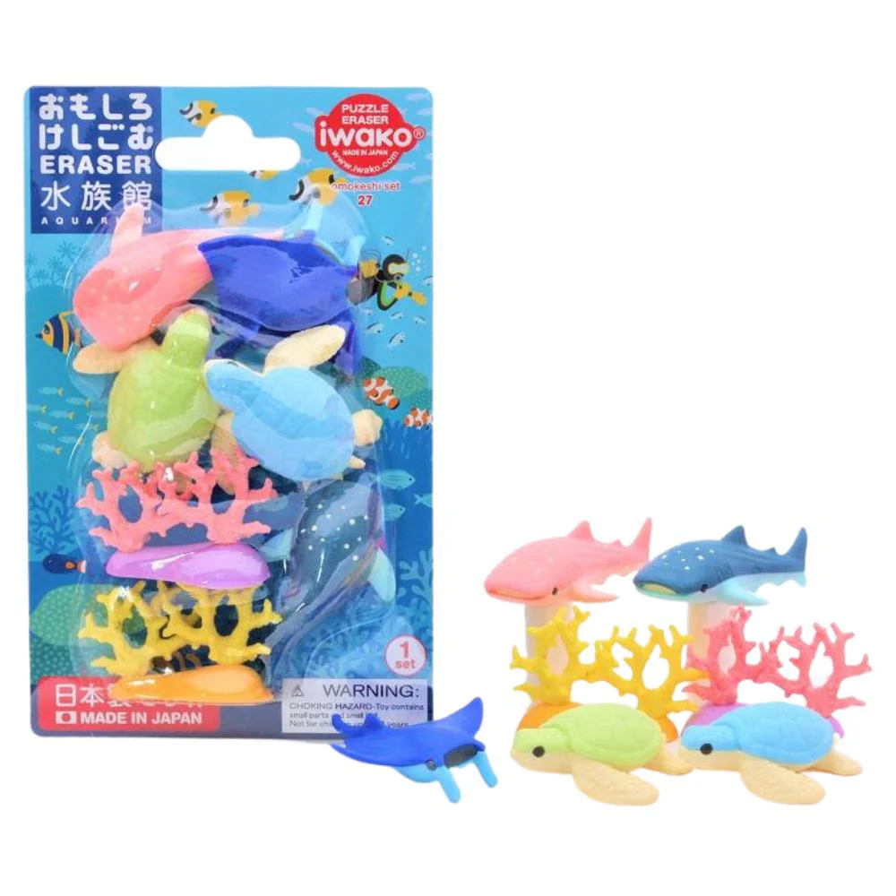 Aquarium Erasers Gachpon