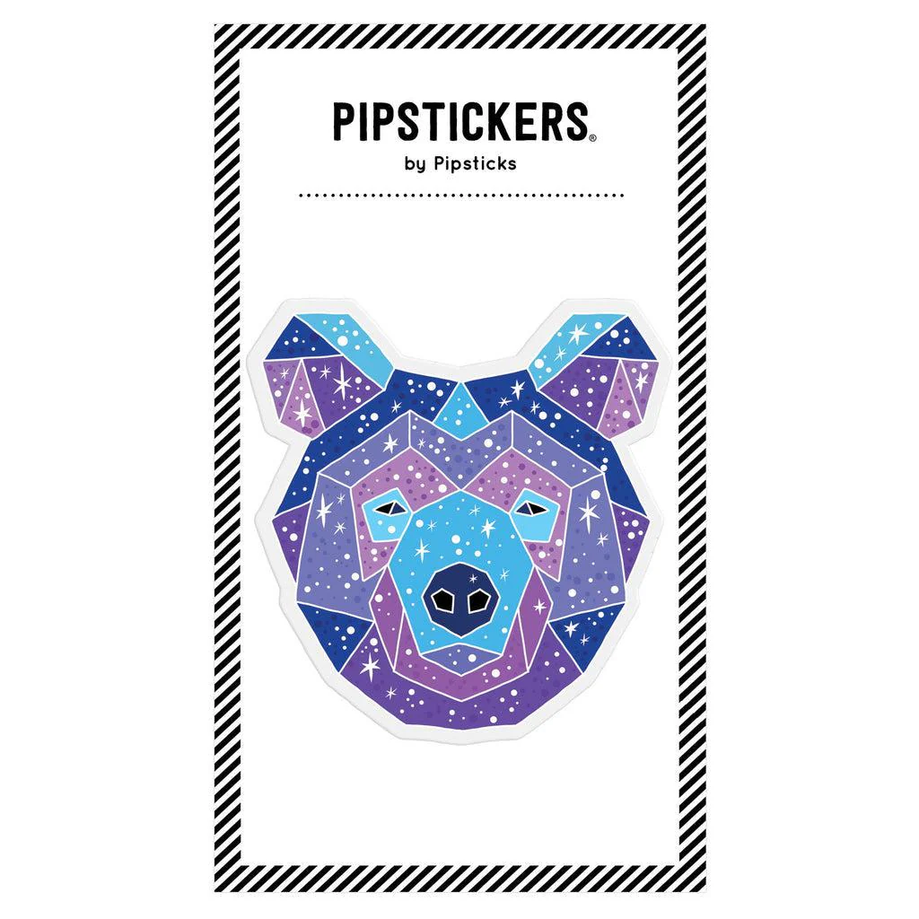 Big Puffy Astrology Bear Sticker