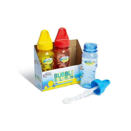 3 Pack Of Bubble Solution With Bubble Wands