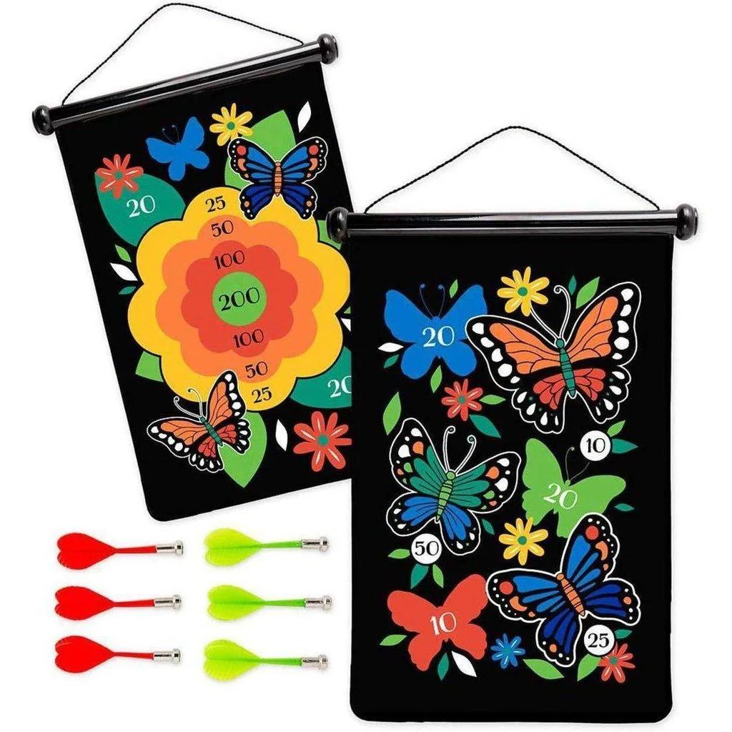 Double-Sided Magnetic Target Game - Butterfly