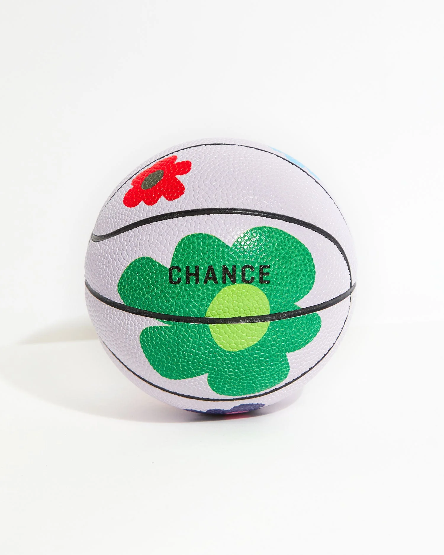 Flower Power Mini Leather Basketball