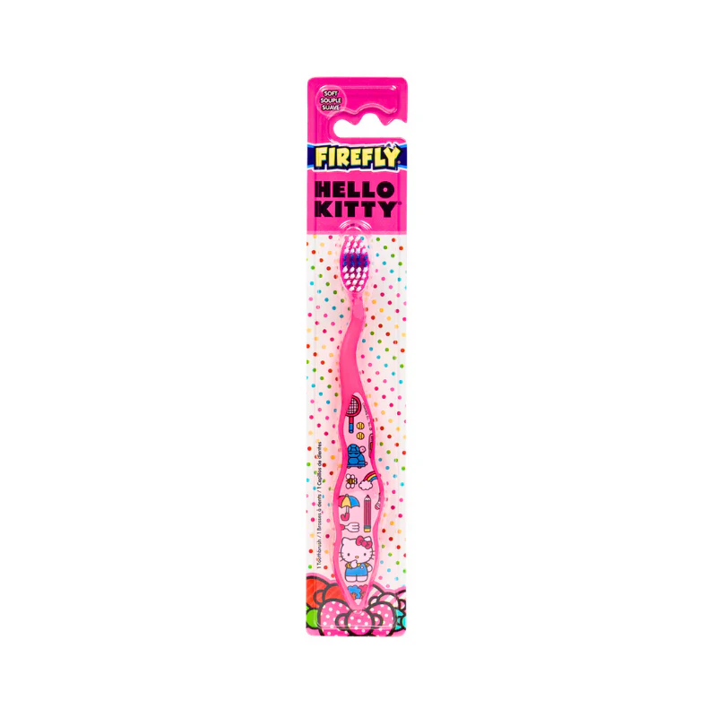 Hello Kitty Firefly Soft Bristle Pink Toothbrush