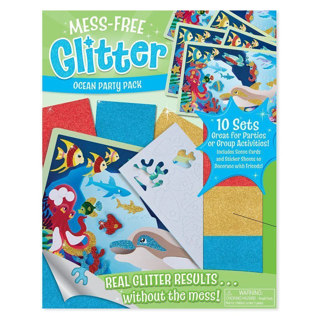 Mess-Free Glitter Ocean Party Pack