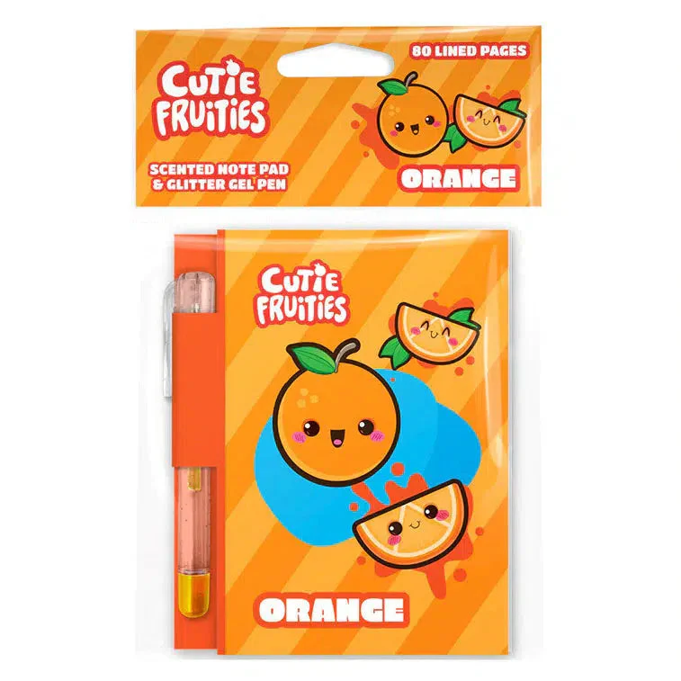 Orange Cutie Fruities Note Pad