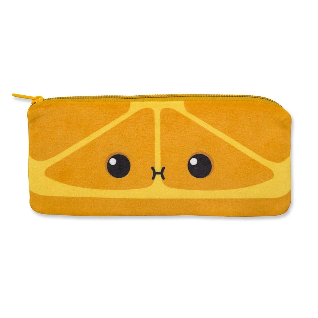 Orange Pencil Pouch