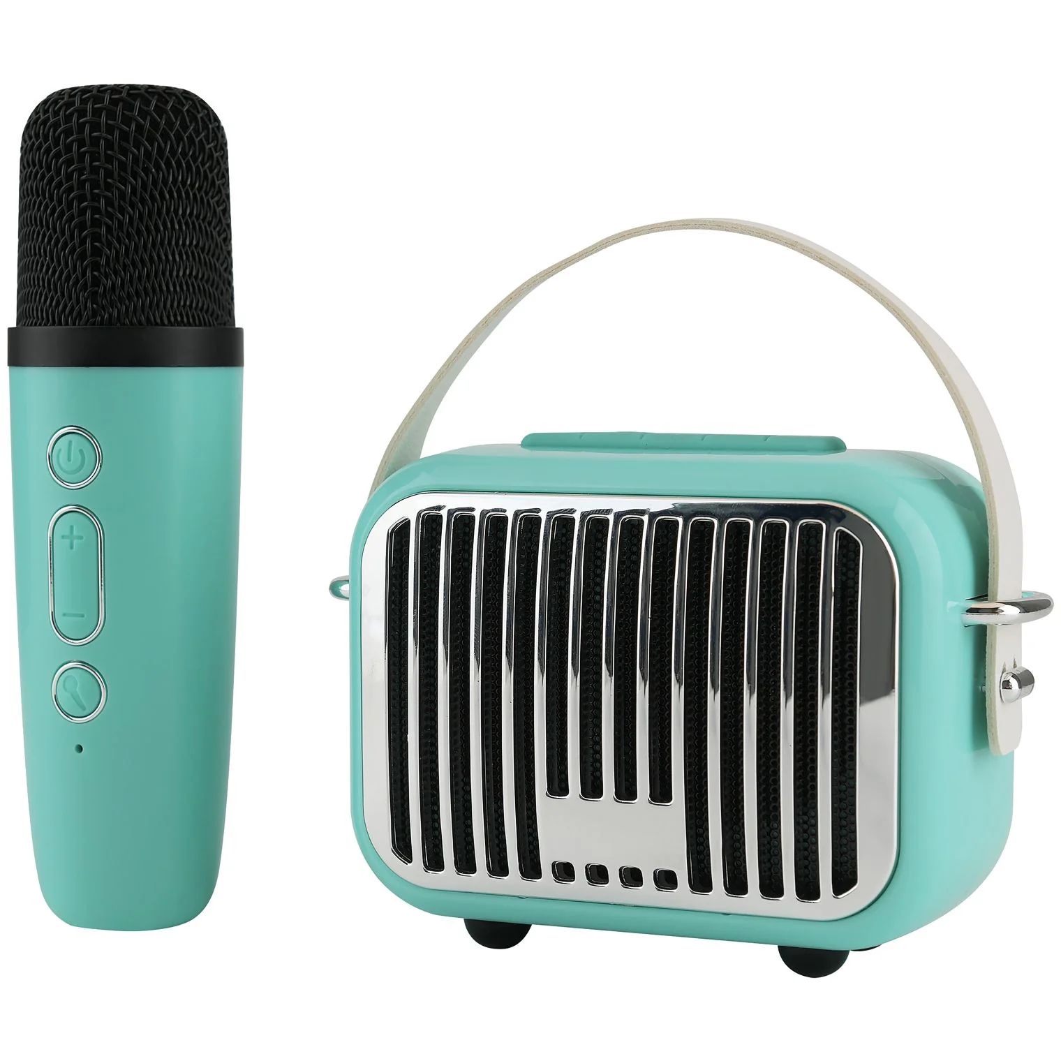 Pocket Karaoke Speaker and Microphone Combo - Teal Edition