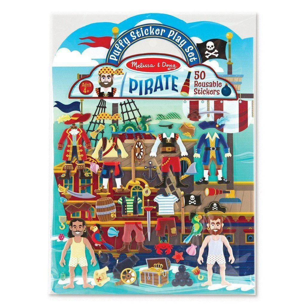 Puffy Sticker Play Set - Pirate
