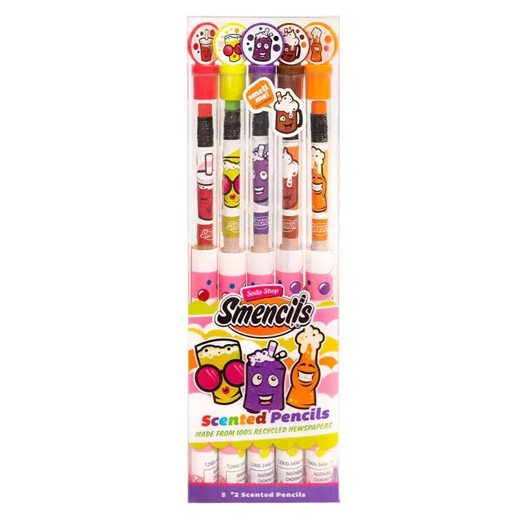 Soda Shop Smencils Set 5-pack