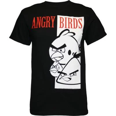 Angry Birds Bird Face T-Shirt [Adult Medium]
