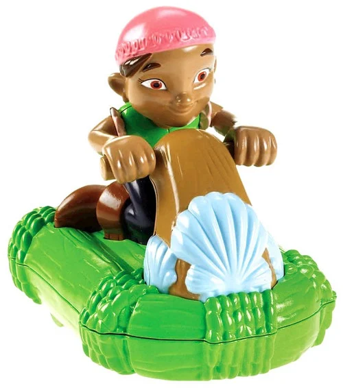 Fisher Price Disney Junior Jake and the Never Land Pirates Pullback & Go Izzy's Water Jet Racer Vehicle