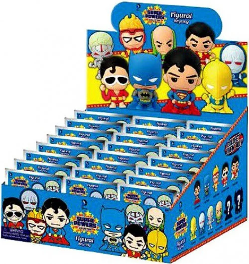 DC 3D Figural Keyring Superpowers Mystery Box [24 Packs]