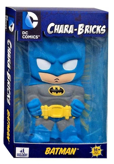 DC Chara-Bricks Batman Exclusive Vinyl Figure [Blue Suit]