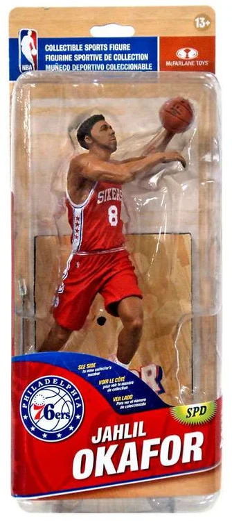 McFarlane Toys NBA Philadelphia 76ers Sports Basketball Series 28 Jahlil Okafor Action Figure [Red Jersey]