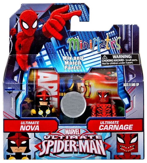Ultimate Spider-Man Ultimate Nova & Ultimate Carnage Exclusive Minifigure 2-Pack