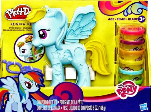 My Little Pony Play-Doh Rainbow Dash Style Salon Playset