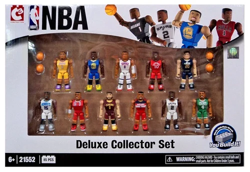 NBA C3 Construction Deluxe Collector Set Minifigure 11-Pack #21552 [2016]