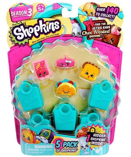 Shopkins Season 3 Mini Figure 5-Pack
