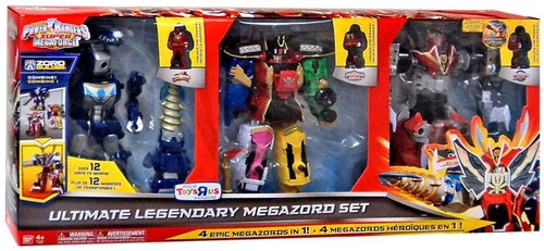 Power Rangers Super Megaforce Ultimate Legendary Megazord Exclusive Action Figure 3-Pack [Dino Thunder, Super Megaforce & RPM]