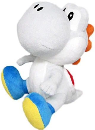 Super Mario Bros Yoshi 6-Inch Plush [White]