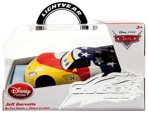 Disney / Pixar Cars Chaser Series Jeff Gorvette Exclusive Diecast Car