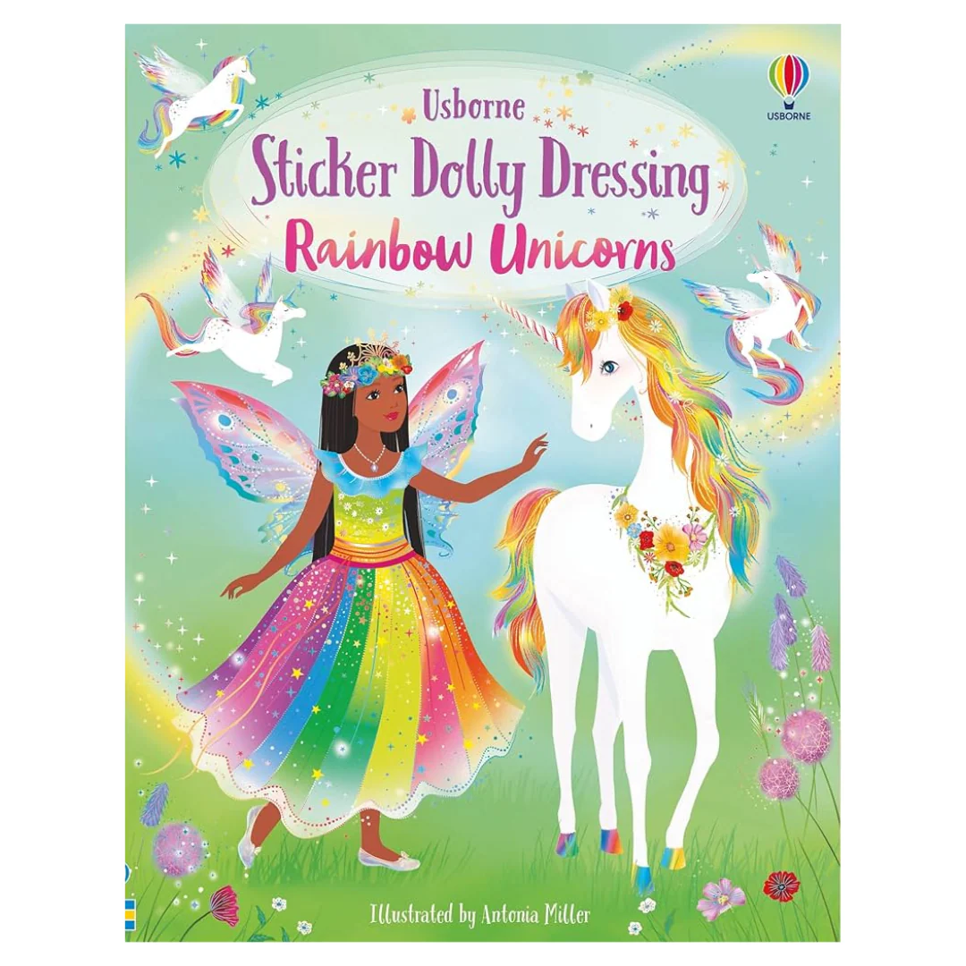 Sticker Dolly Dressing Rainbow Unicorns