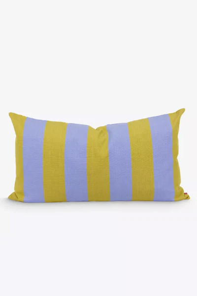 Large Rectangle Cushion Cover (Fifi Greenyellow/Blue)
