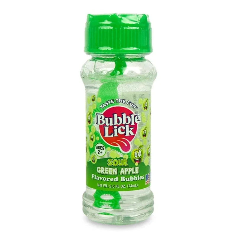 BubbleLick Flavored Bubbles - Sour Green Apple