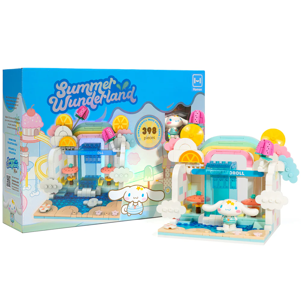 Sanrio Building Blocks Summer Wunderland - Cinnamoroll Wave Pool Cafe